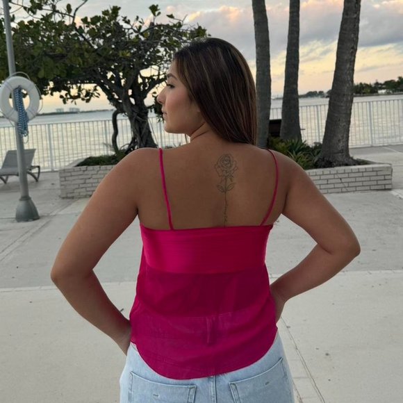 Neiman Marcus 100% Silk Cami Blouse - Picture 2 of 4